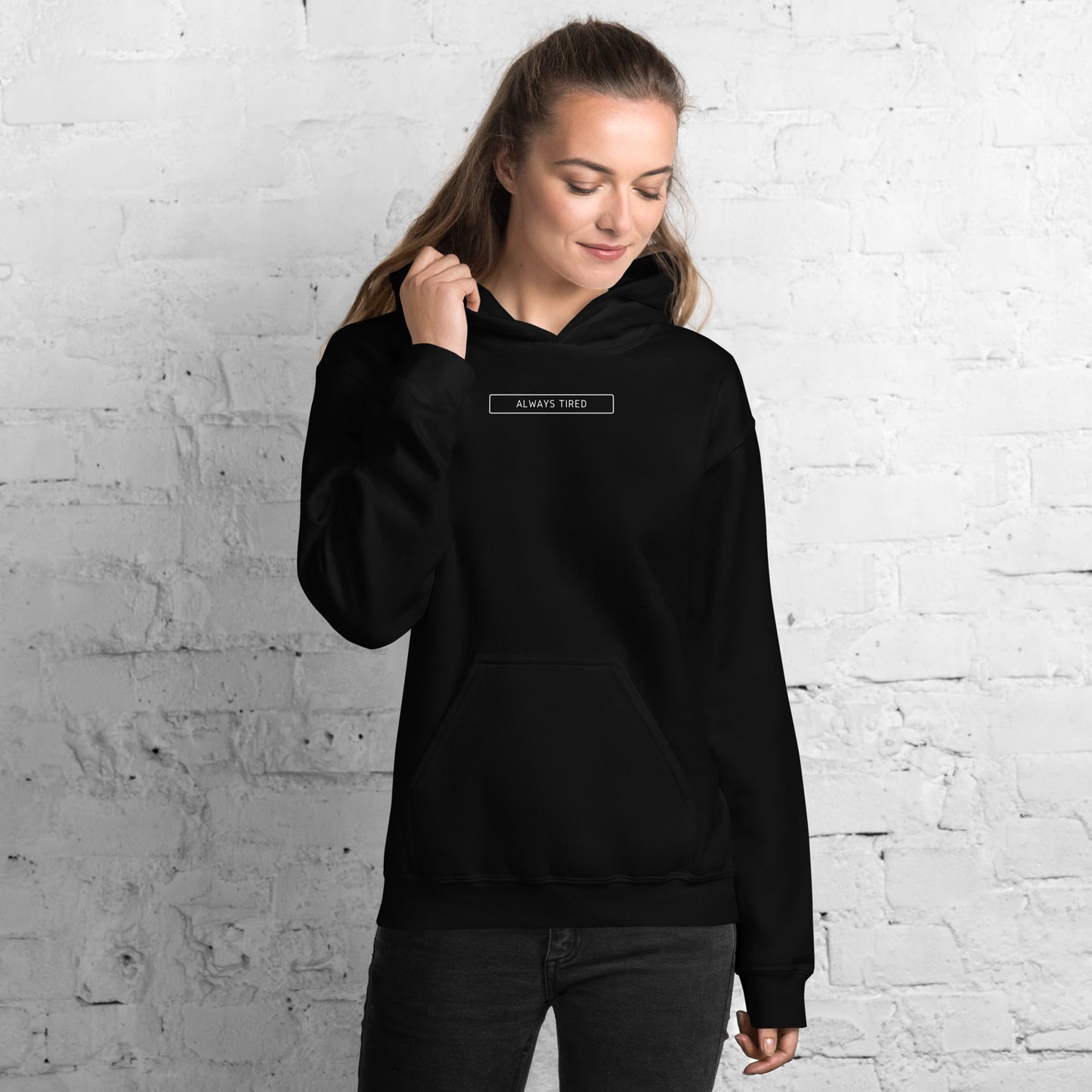 Always Tired Hoodie - Girl From Peel Apparel - Fleece