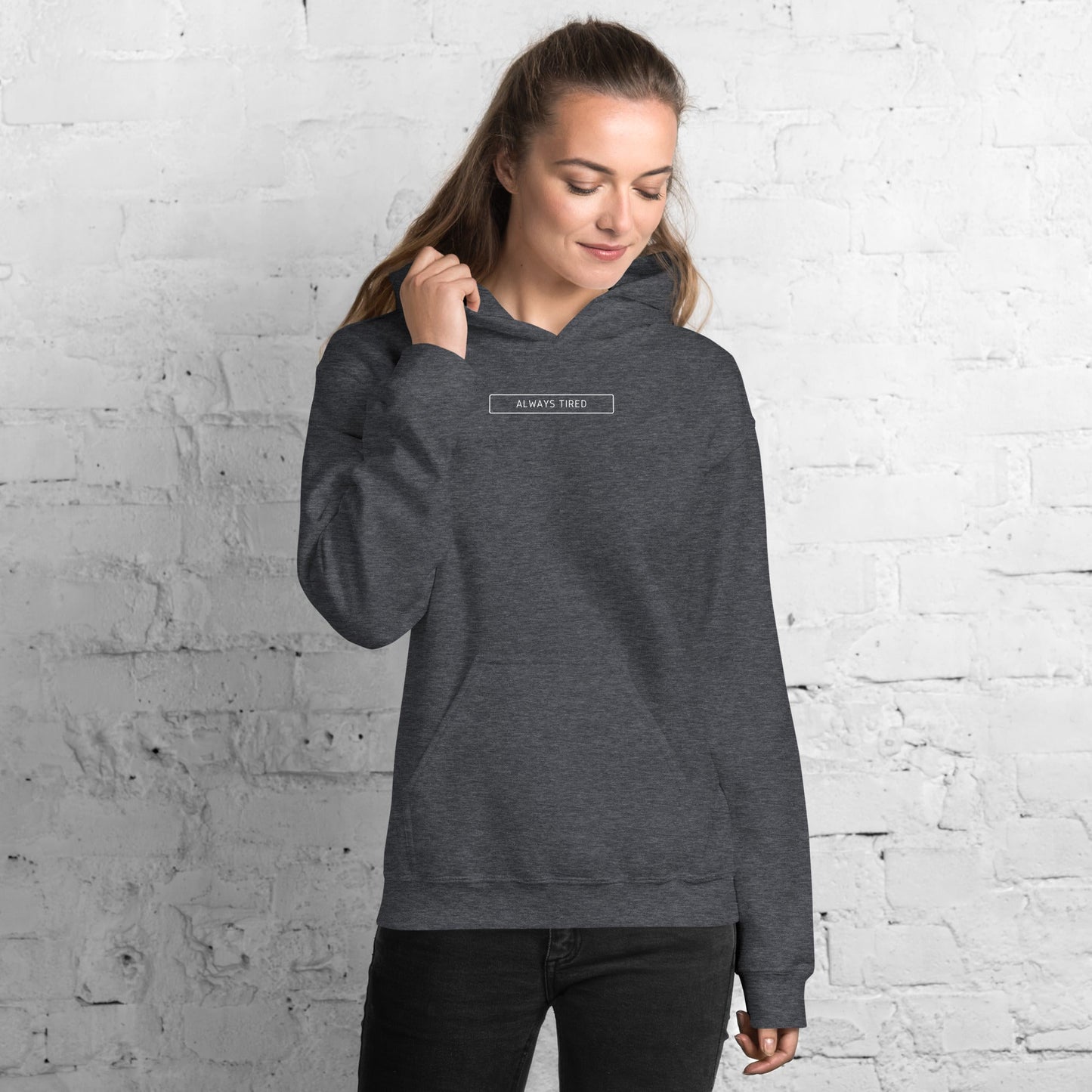 Always Tired Hoodie - Girl From Peel Apparel - Fleece