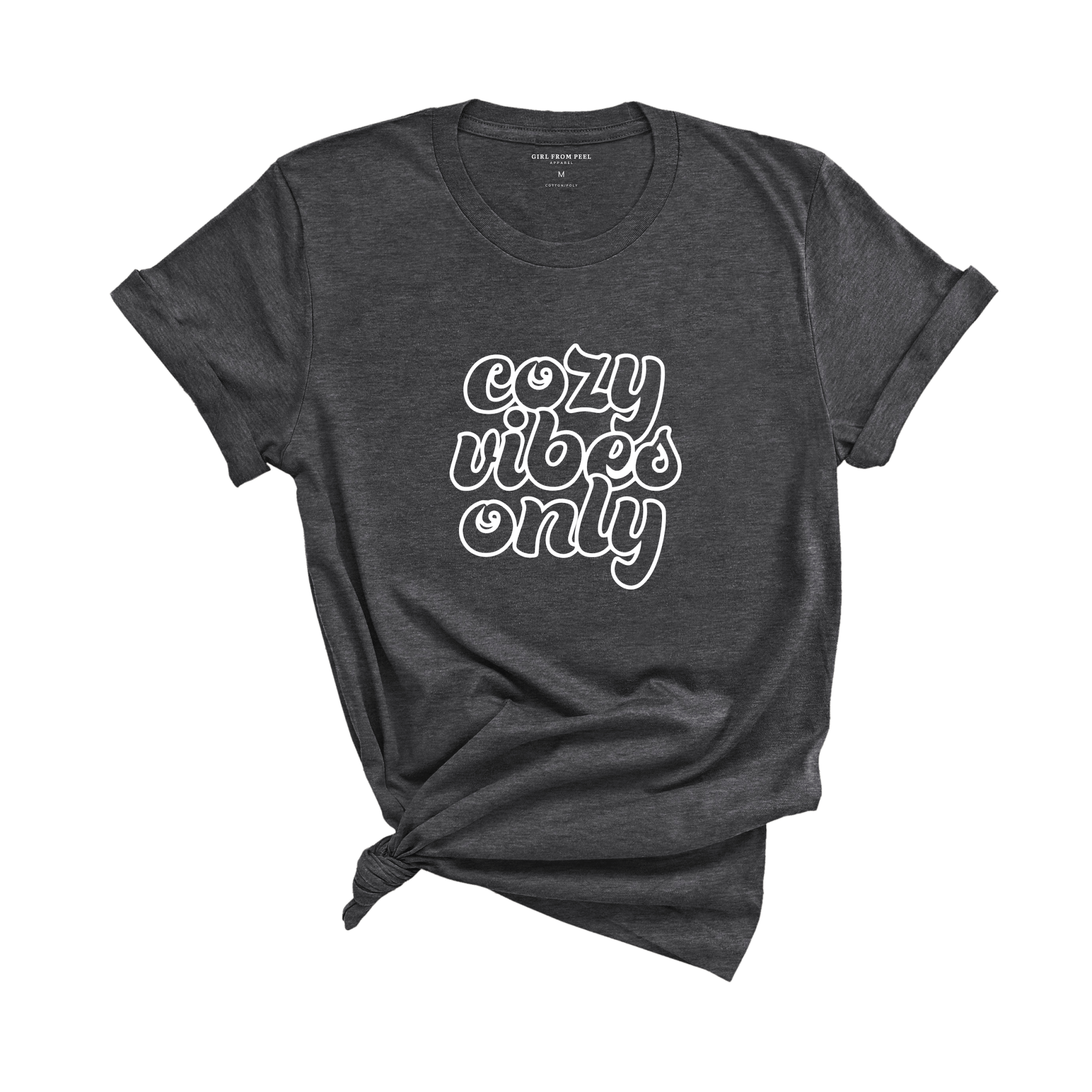 Cozy Vibes Tee - Girl From Peel Apparel - T-Shirt