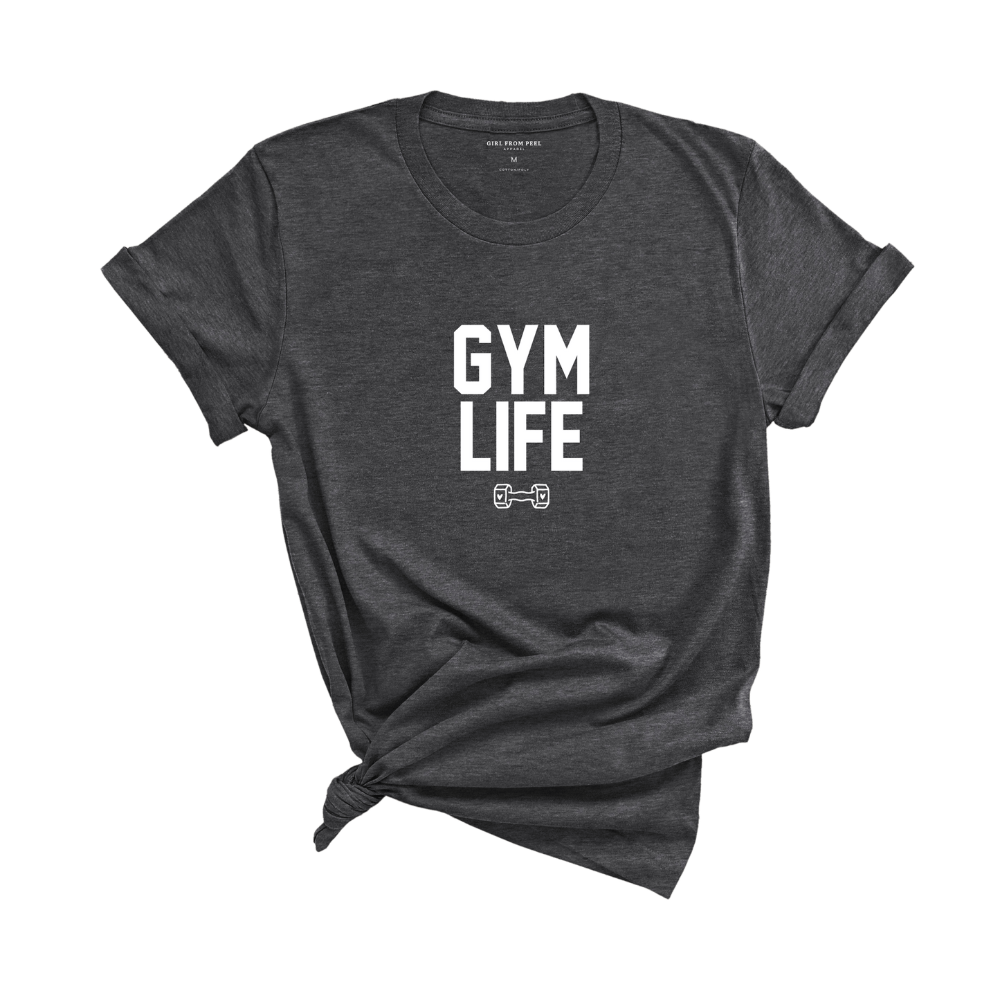 Gym Life Tee - Girl From Peel Apparel - T-Shirt