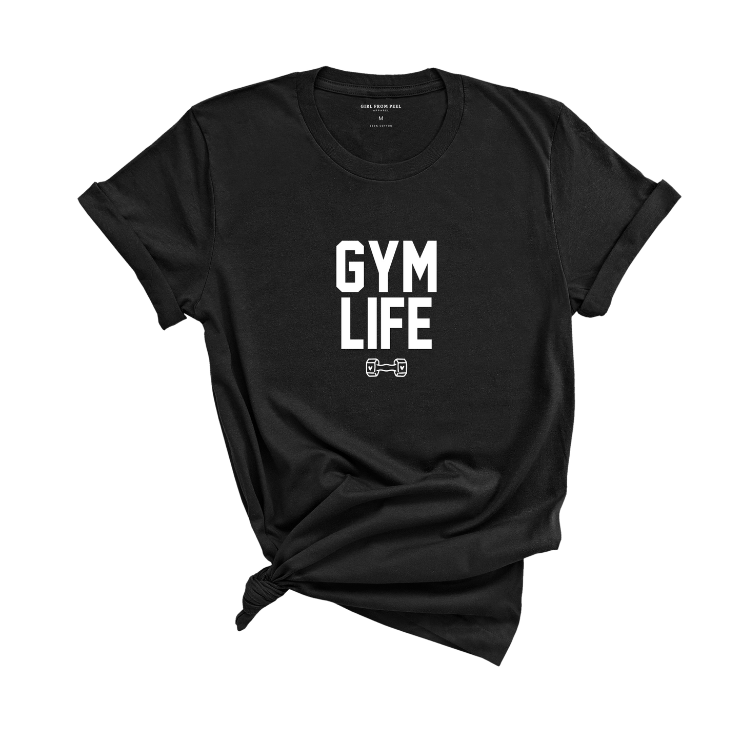 Gym Life Tee - Girl From Peel Apparel - T-Shirt