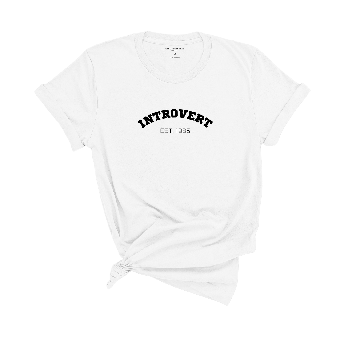 Introvert Tee - Girl From Peel Apparel - T-Shirt