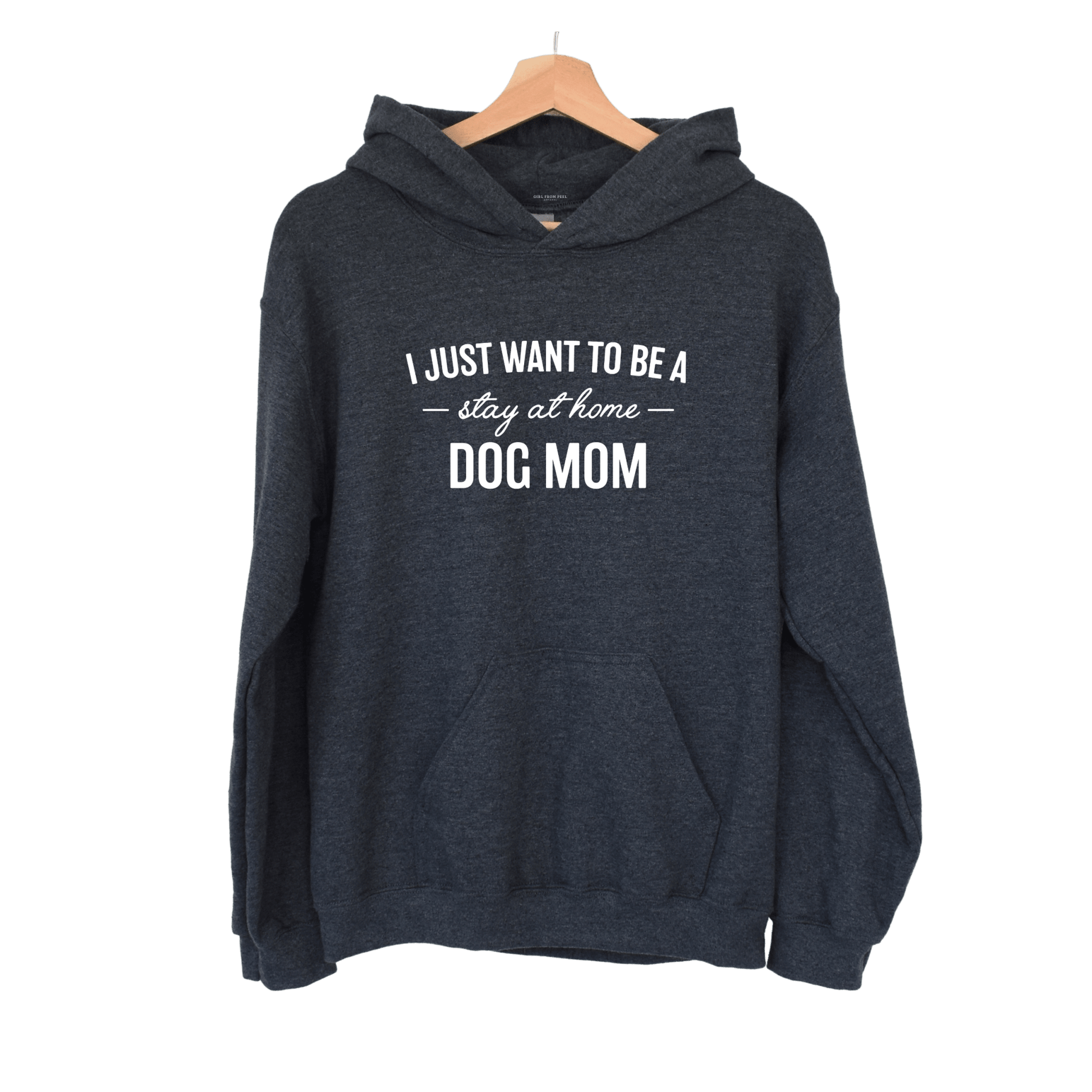 Stay at Home Dog Mom Fleece - Girl From Peel Apparel - Hoodie