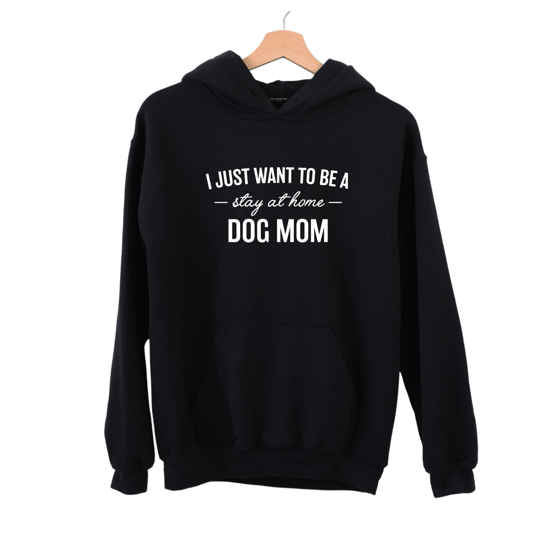 Stay at Home Dog Mom Fleece - Girl From Peel Apparel - Hoodie