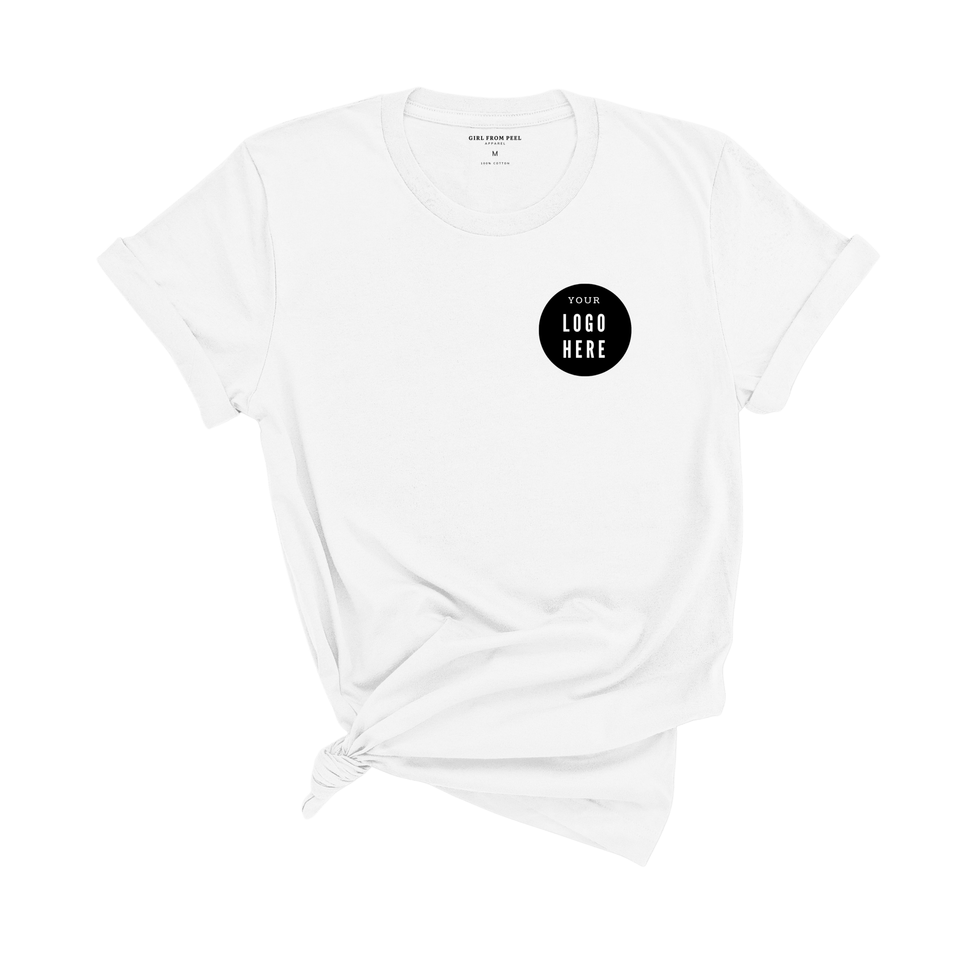 Your Design Here - Girl From Peel Apparel - T-Shirt